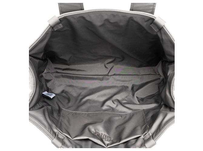Chloé Woody Tote Large aus Nylon in Grau Braun - Ansicht 4