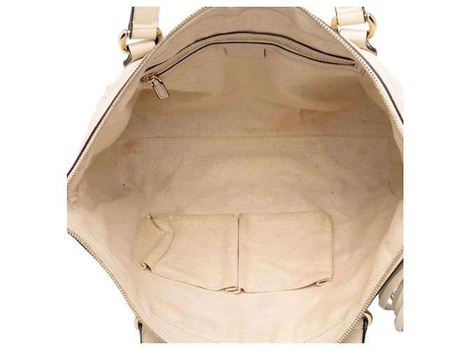 Bolso tote Soho Working Small de piel blanca Gucci - vista 4