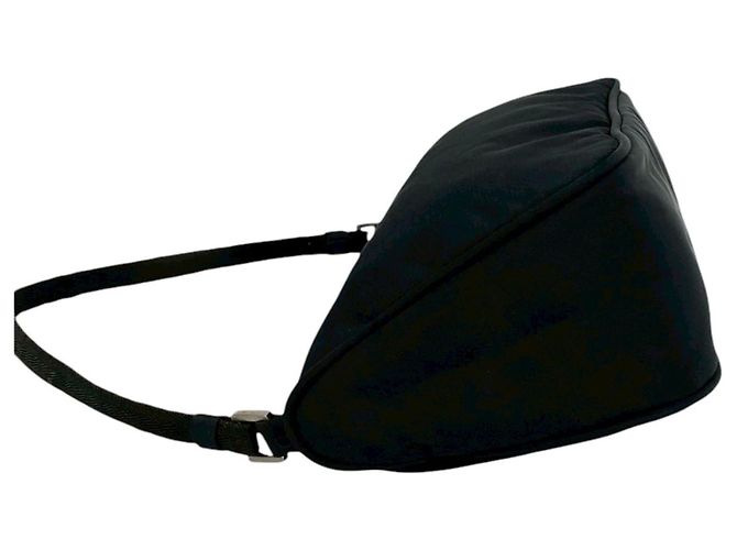 Prada Black Tessuto Pochette - view 7