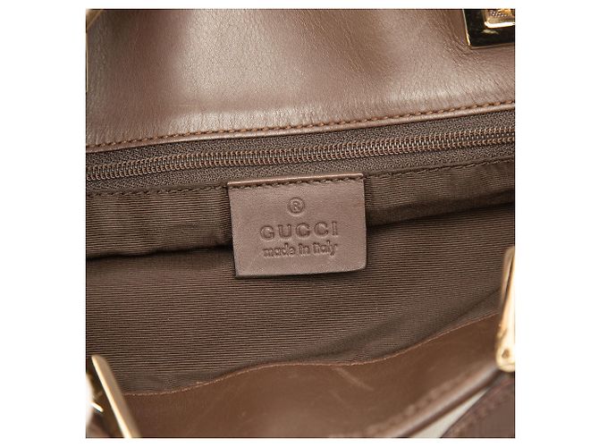 Borsa Tote Gucci in tela GG beige - vista 5