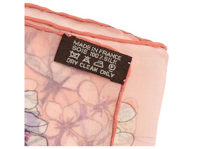 Hermès Pink Vol Amoureux des Azures Mousseline Seidentuch 90 - Ansicht 2