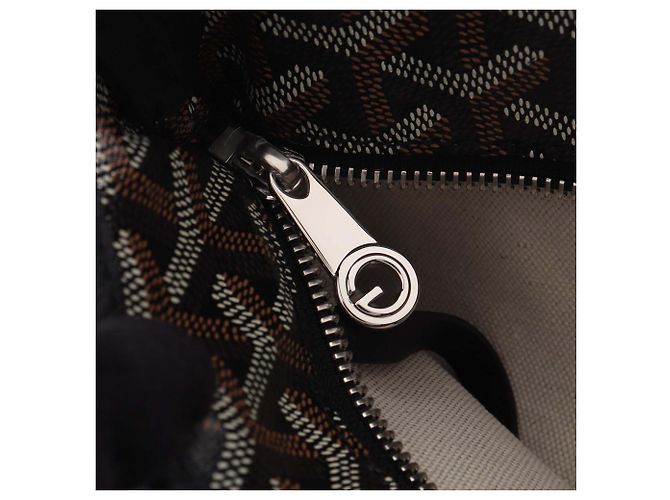 Goyard Black Goyardine Boheme Hobo Nero - vista 5