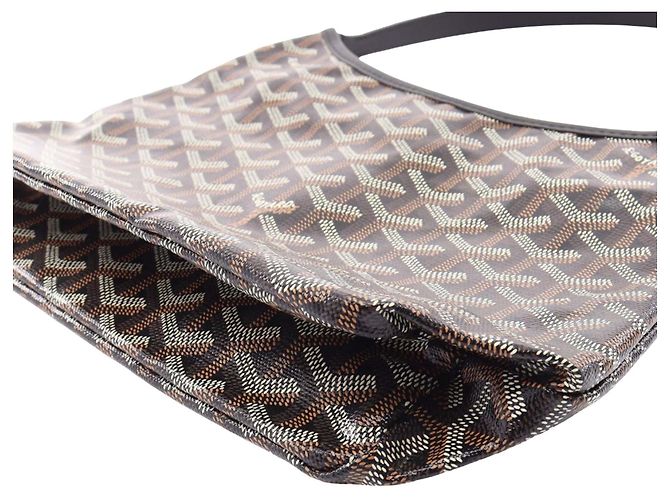 Goyard Black Goyardine Boheme Hobo Nero - vista 6