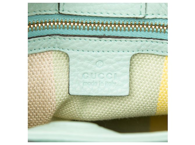 Borsa Gucci Small Raffia Bamboo Shopper Marrone - vista 5