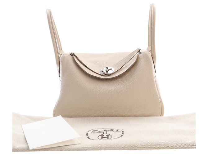 Hermès Beige Clemence Lindy 26 - Ansicht 10