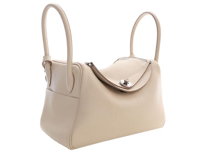 Hermès Beige Clemence Lindy 26 - Ansicht 2
