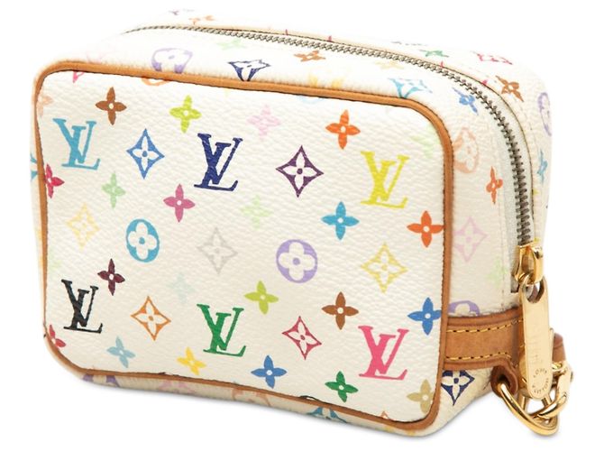 Louis Vuitton White Monogram Multicolore Trousse Wapity - vista 2