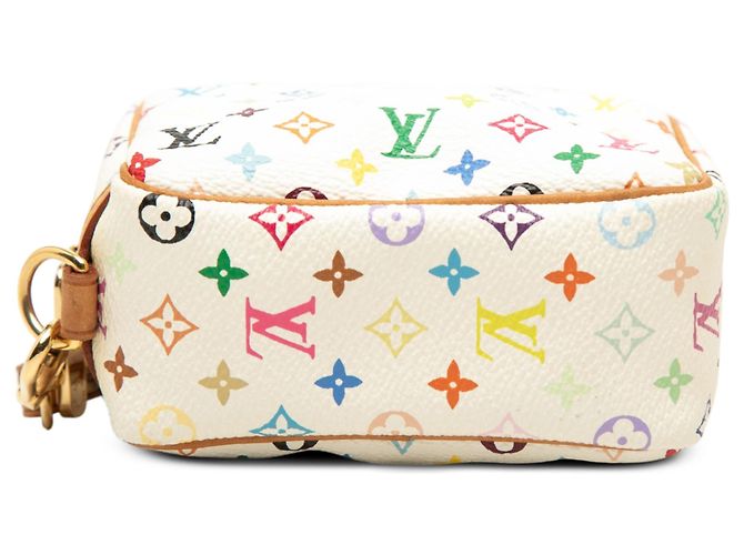 Louis Vuitton White Monogram Multicolore Trousse Wapity - vista 3