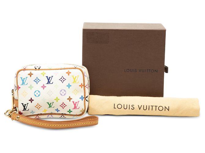 Louis Vuitton White Monogram Multicolore Trousse Wapity - vista 7