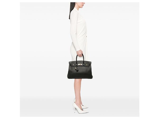 Hermès Black Togo Birkin Retourne 35 - vista 7