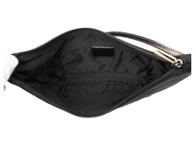 Borsa a tracolla Gucci in tela GG nera - vista 4