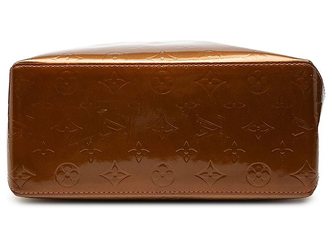 Louis Vuitton Brown Monogram Vernis Reade MM - vista 3