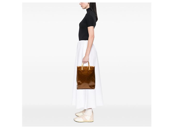 Louis Vuitton Brown Monogram Vernis Reade MM - vista 6
