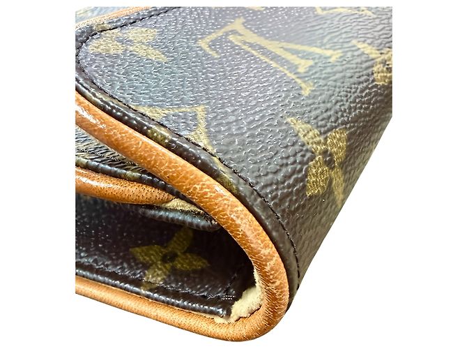 Louis Vuitton Brown Monogram Pochette Florentine - vista 7