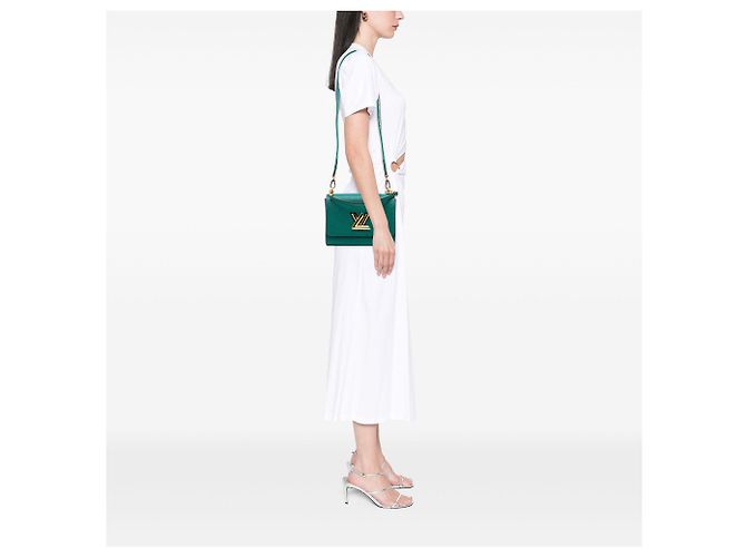 Louis Vuitton Green Epi Bicolor Twist MM Vert - vue 6