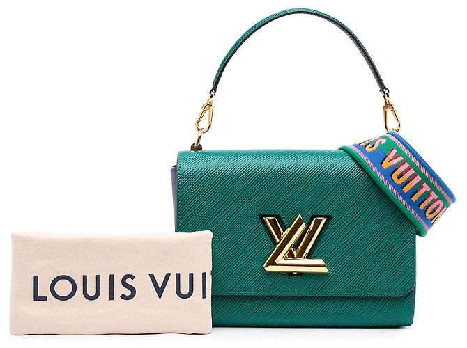 Louis Vuitton Green Epi Bicolor Twist MM Vert - vue 7