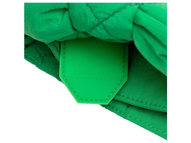 Borsa cintura Bottega Veneta Mini Nylon Intrecciato Padded Tech Cassette Verde - vista 5