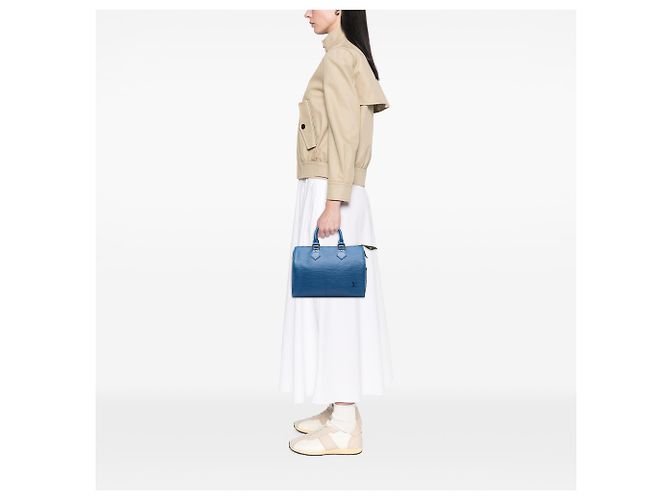Louis Vuitton Blue Epi Speedy 25 - vista 6