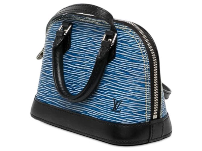 Louis Vuitton Blue Epi Denim Nano Alma - vista 2