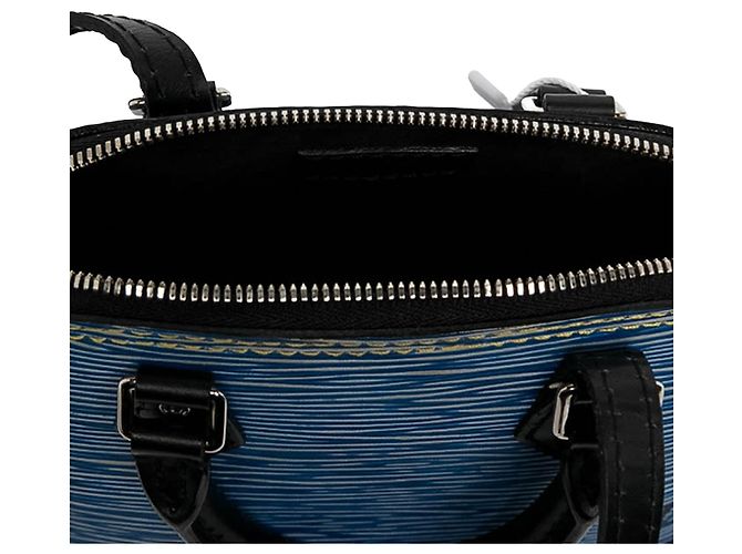 Louis Vuitton Blue Epi Denim Nano Alma - vista 5