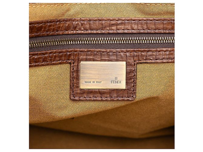 Fendi Brown Zucca Canvas Etniko Handtasche - Ansicht 5