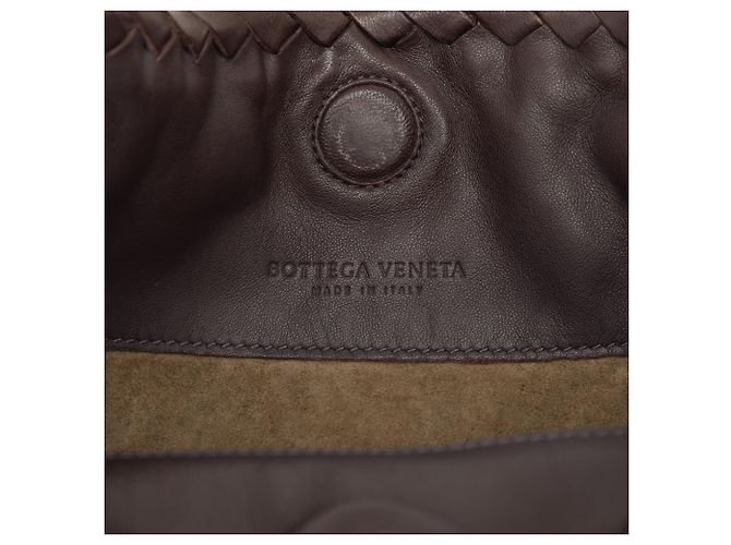 Borsa a tracolla Duo Bottega Veneta in Nappa Intrecciato marrone - vista 5