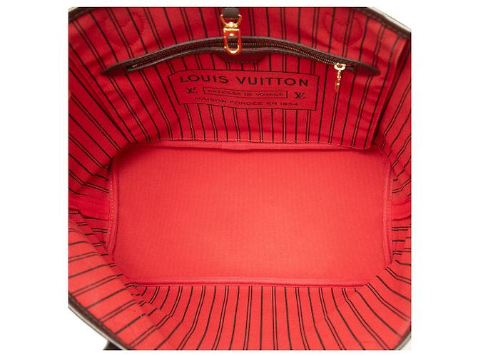 Louis Vuitton Brown Damier Ebene Neverfull MM - view 4
