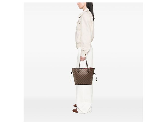 Louis Vuitton Brown Damier Ebene Neverfull MM - view 6