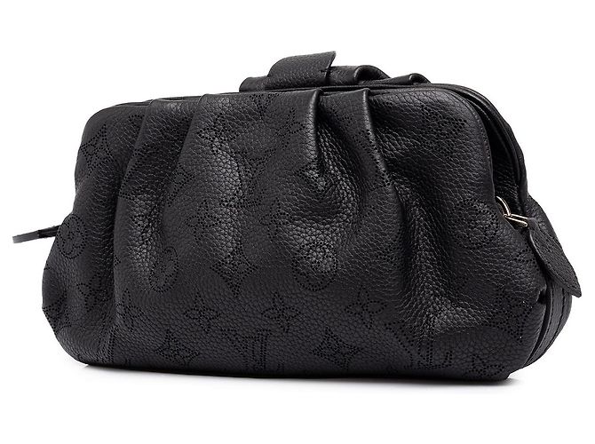 Louis Vuitton Black Monogram Mahina Scala Mini Pouch - vista 2