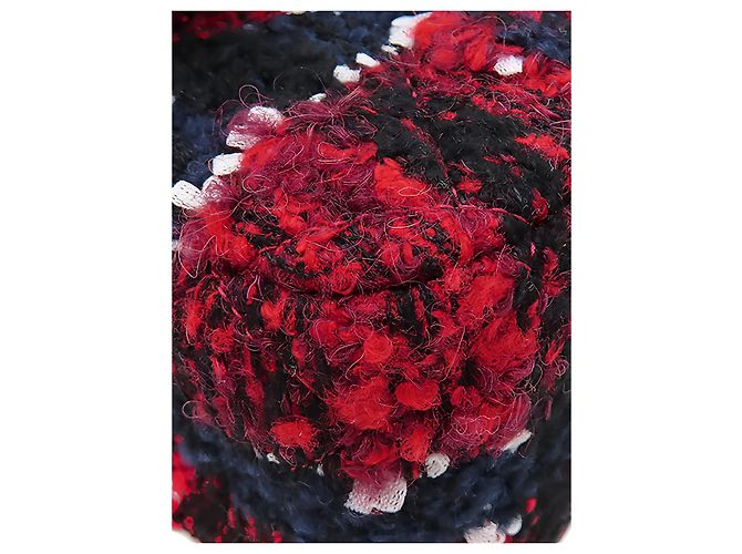 Chanel Red Medium Classic Tweed Double Flap - Ansicht 9