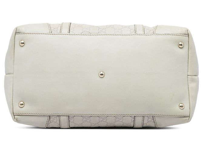 Borsa Tote Gucci White Guccissima Lovely - vista 3