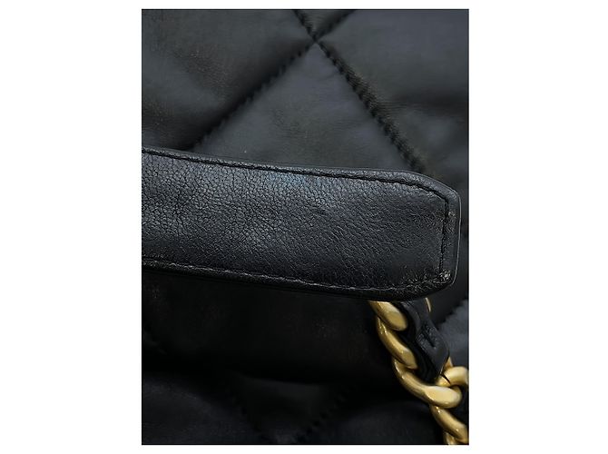 Chanel Black Medium Lambskin 19 Flap - vista 7