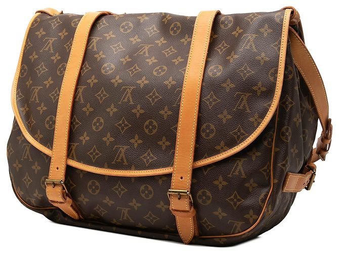 Louis Vuitton Brown Monogram Saumur 43 - vista 2