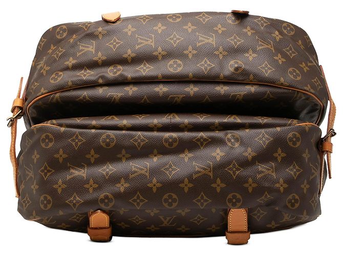 Louis Vuitton Brown Monogram Saumur 43 - vista 3