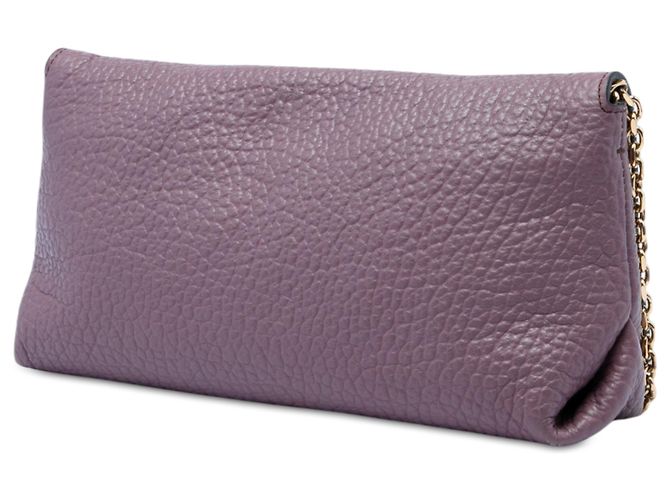 Burberry Purple Medium Grained Calfskin Mildenhall Crossbody - vista 2