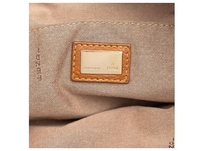 Borsa Tote Fendi Beige Zucchino Canvas - vista 5