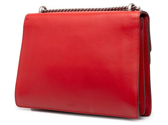 Borsa a tracolla Dionysus Gucci rossa media in pelle di vitello - vista 2
