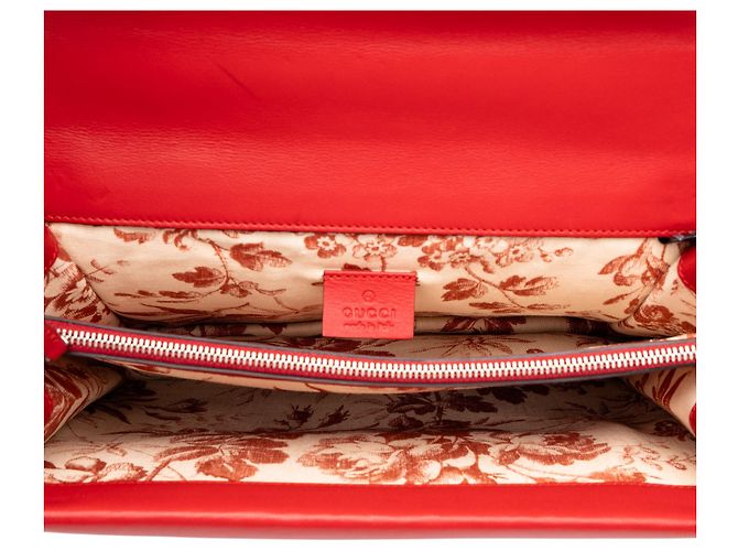 Borsa a tracolla Dionysus Gucci rossa media in pelle di vitello - vista 4