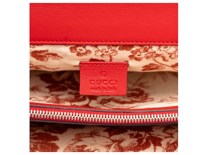 Borsa a tracolla Dionysus Gucci rossa media in pelle di vitello - vista 5