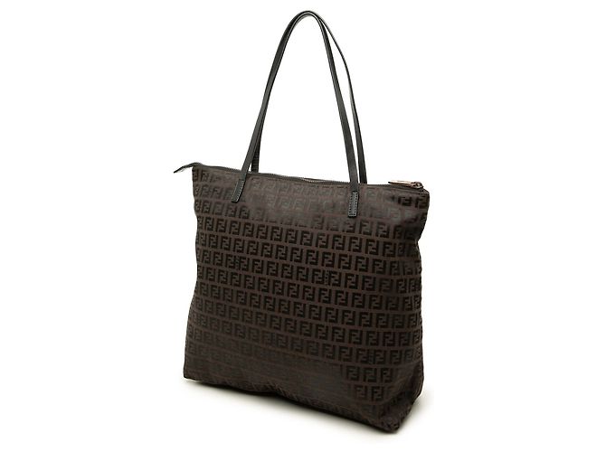 Fendi Zucchino Canvas Tote braun - Ansicht 2