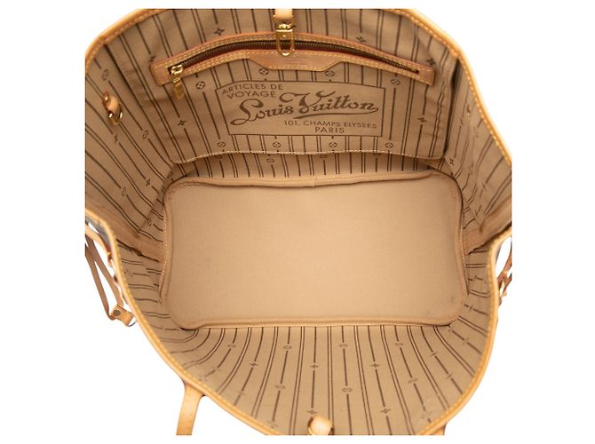 Louis Vuitton Brown Monogram Neverfull MM - vue 4