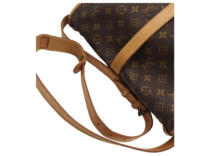Louis Vuitton Brown Monogram Saumur 35 Marron - vue 13