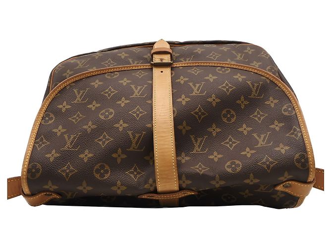 Louis Vuitton Brown Monogram Saumur 35 Marron - vue 15