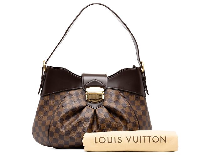Louis Vuitton Brown Damier Ebene Sistina PM - vista 7
