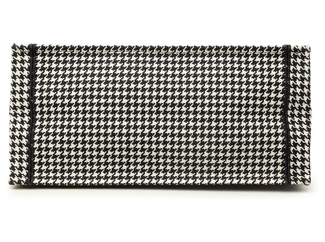 Dior Book Tote Medium aus Canvas mit schwarzer Hahnentritt-Stickerei - Ansicht 3