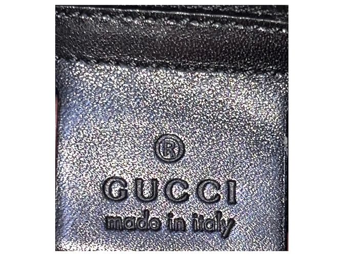 Borsa Hobo Gucci in tela nera con manico superiore in legno - vista 9