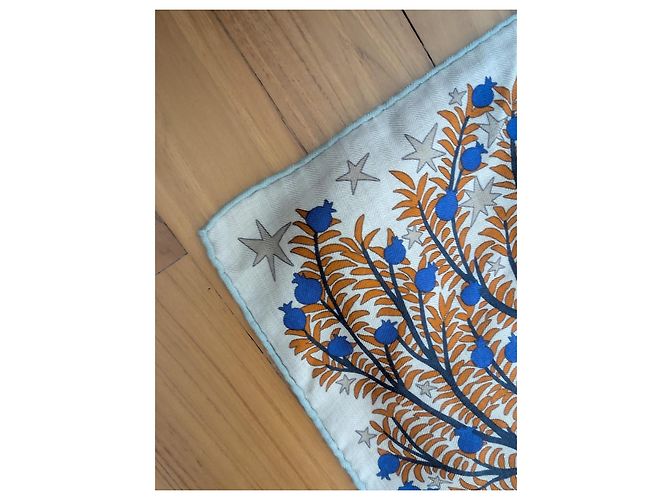 Hermès Sous le Charme d'Orphée 140 Chal Cachemira Seda - vista 11