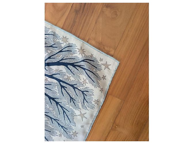 Hermès Sous le Charme d'Orphée 140 Chal Cachemira Seda - vista 13