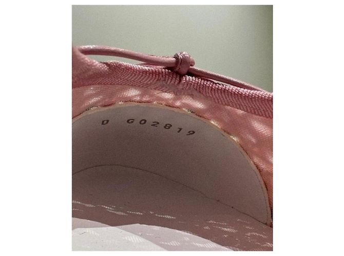Chanel Ballerine Paillettes Rosa Punta Nera - vista 5