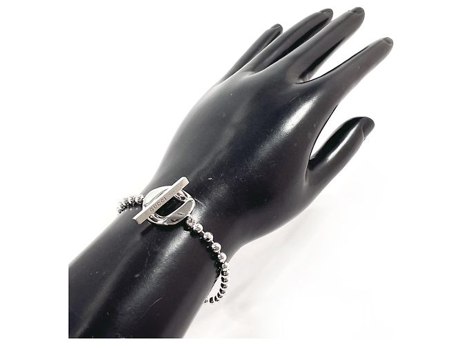 Bracciale con charm Gucci in argento - vista 7